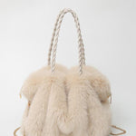 Wendy - Women's Plush Velvet Shoulder Bag — view 1