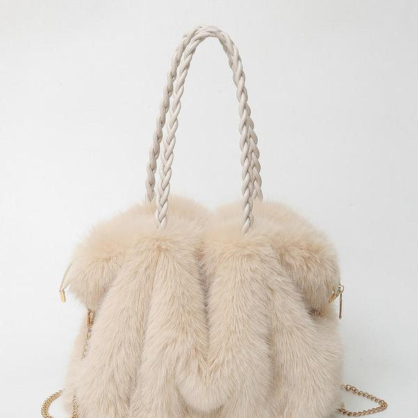 Wendy - Women's Plush Velvet Shoulder Bag — view 1