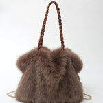 Wendy - Women's Plush Velvet Shoulder Bag — view 2