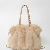 Wendy - Women's Plush Velvet Shoulder Bag — view 3