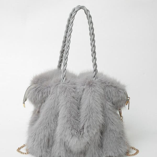 Wendy - Women's Plush Velvet Shoulder Bag — view 4
