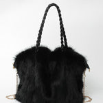 Wendy - Women's Plush Velvet Shoulder Bag — view 5