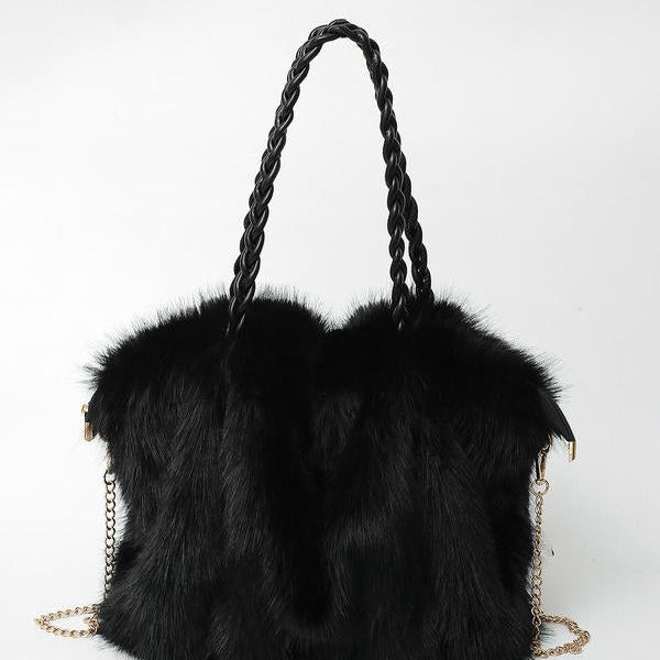 Wendy - Women's Plush Velvet Shoulder Bag — view 5