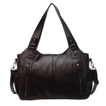 Willow - Double zip large capacity shoulder bag — view 3