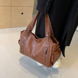 Willow - Double zip large capacity shoulder bag — view 5