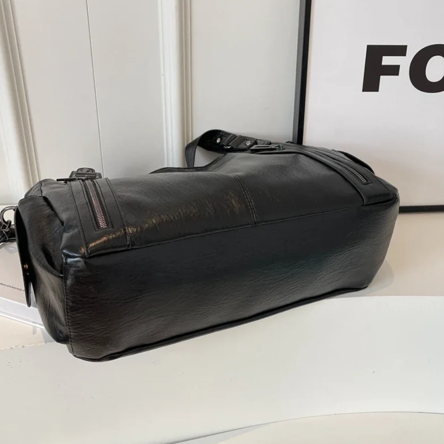 Willow - Double zip large capacity shoulder bag — view 15