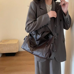 Willow - Double zip large capacity shoulder bag — view 18