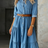 Willow - casual chic denim dress — view 2