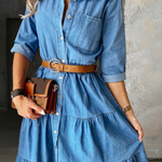 Willow - casual chic denim dress — view 3