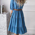 Willow - casual chic denim dress — view 4